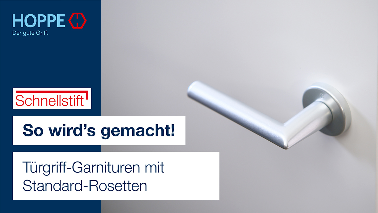 Türgriff-Garnituren mit Standard-Rosetten (ohne Stütznocken)