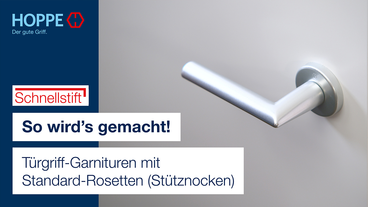 Türgriff-Garnituren mit Standard-Rosetten (mit Stütznocken)