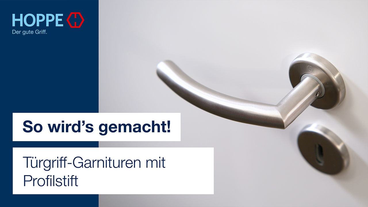 Türgriff-Garnituren mit Profilstift