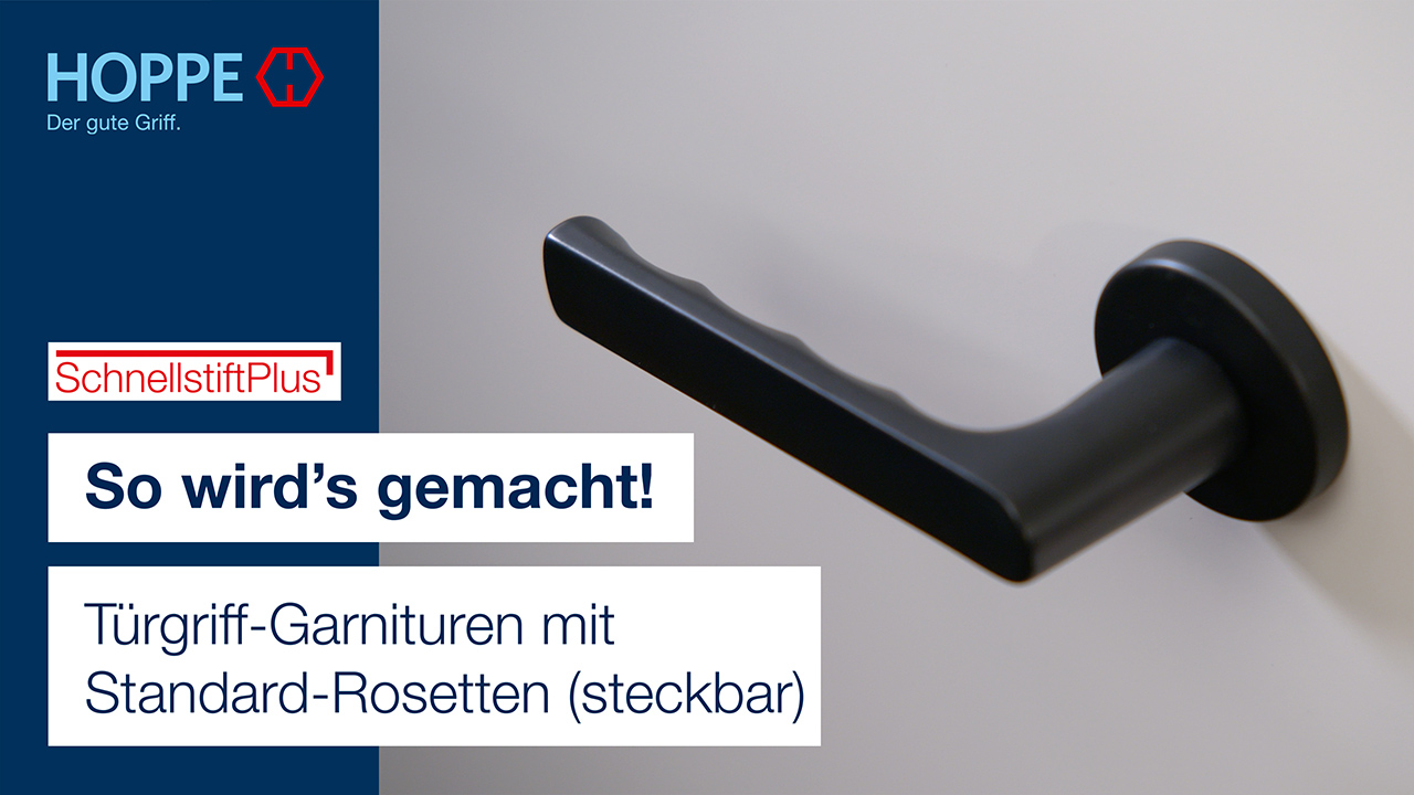 Türgriff-Garnituren mit Standard-Rosetten (steckbar)