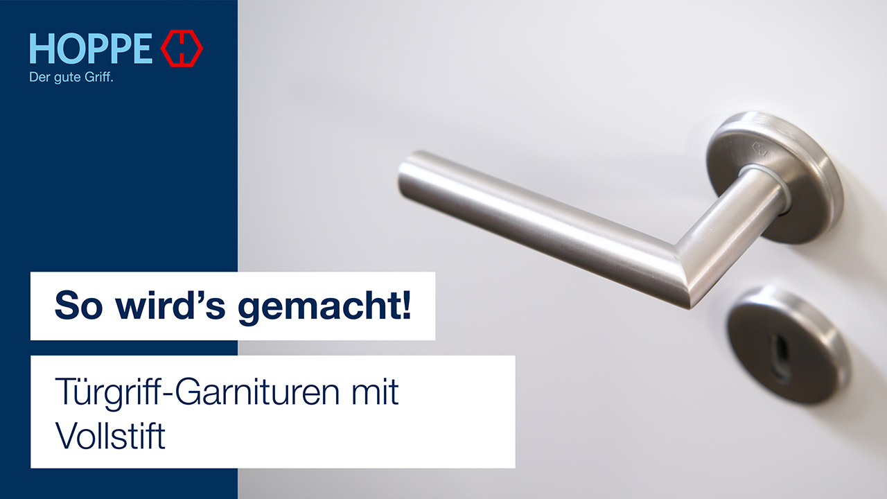 Türgriff-Garnituren mit Vollstift